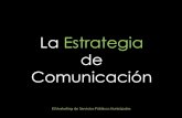 1. la estrategia de comunicación