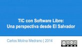 TIC con software libre una perspectiva desde El Salvador