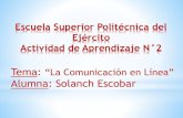 "HERRAMIENTAS DE LA COMUNICACIÓN EN LÍNEA"