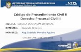 UTPL-CÓDIGO DE PROCEDIMIENTO CIVIL II-II-BIMESTRE-(OCTUBRE 2011-FEBRERO 2012)