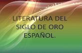 Literatura del siglo de oro  español (lenguaje)
