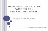 MOVILIDAD Y TRASLADO DE PACIENTES CON DISCAPACIDAD SEVERA