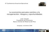 La economia peruana camino a la recuperación