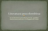 Literatura precolombina ipm 2012