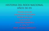 Historia del Rock nacional años 90 95