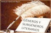 Presentacion  generos y subgenero literarios ainhoa-1
