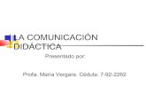 Exps. comunicacion didactica