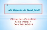 Sant Jordi castellers 2014