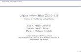 LI2011-T3: Tableros semánticos proposicionales