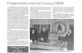 Convenio de Asistencia con OSSE (Obras Sanitarias Sociedad de Estado) y el .C.F.P. N° 407 (Centro de Formación Profesional N° 407)
