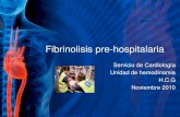 Fibrinolosis pre hospitalaria