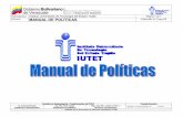 Manual De Politicas Del Iutet 29 08 09