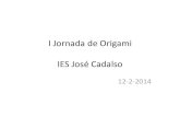 I jornada de Origami del IES José Cadalso
