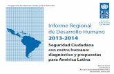 Informe regional de desarrollo humano PNUD 2013-2014
