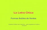 La Letra Chica / Small Print