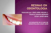 Resinas operatoria dental