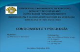 Presentacion Conocimiento y Psicologia