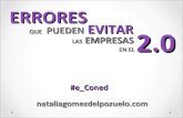 Natalia Gómez del Pozuelo, ponencia del congreso e-coned: ‘Errores que pueden evitar las empresas en el 2.0’.