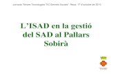 L'iSAD en la gestió del SAD al Pallars Sobirà