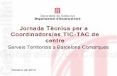 Coordinadors TIC-TAC de centre 2012-13
