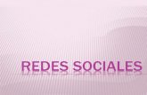 REDES SOCIALES / SOCIAL NETWORKS
