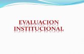 Evaluacion institucional