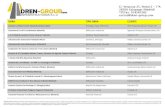 Listado de obras realizadas por equipo de Dren Group