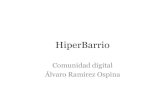 Experiencia de Hiper Barrio. Comunidad digital