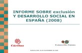 Presentación VI Informe Foessa