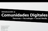 Introducción a las Comunidades digitales