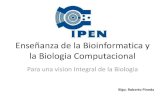Enseñanza de la Bioinformatica y la Biología Computacional