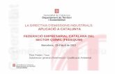 La Directiva d’Emissions Industrials: Aplicació a Catalunya - Pere Poblet