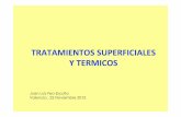 FEO ESCUTIA J (2012) Descripción de los tratamientos superficiales y térmicos
