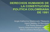 Derechos humanos de la constitución política colombiana