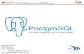 PostgreSQL: Un motor Impulsado por una comunidad