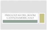 Preguntas del boom latinoamericano