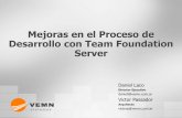 Mejoras en el proceso de desarrollo con Team Foundation Server