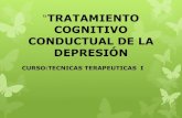 Tratamiento cognitivo conductual de la depresión expo