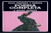 Julio Herrera y Reissig: poesia completa y prosa selecta