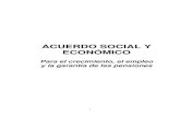 Acuerdo Social para el crecimiento, el empleo y la garantía de las pensiones