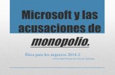 Microsoft Acusado de Monopolio