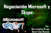 Negociacion microsoft y skype