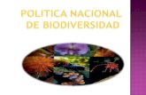 Politica Nacional de Biodiversidad