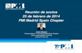 Reunión de socios PMI Madrid Spain Chapter - 25-febrero-2014