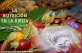 La Nutricion en la Biblia