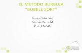 El metodo burbujaXCritian_parra