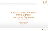II Estudio anual IAB Spain - Digital Signage