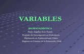 Bioestadística , Variables