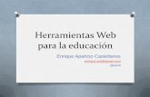 Herramientas web para la educación