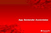 App Santander Accionistas